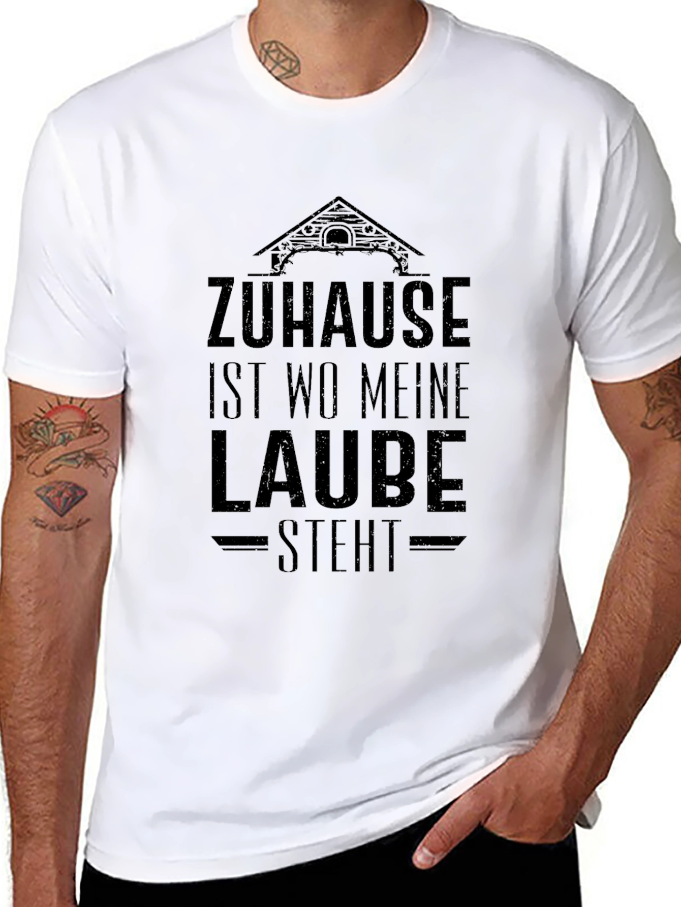 Zuhause Ist Wo Meine Laube Steht T-Shirt