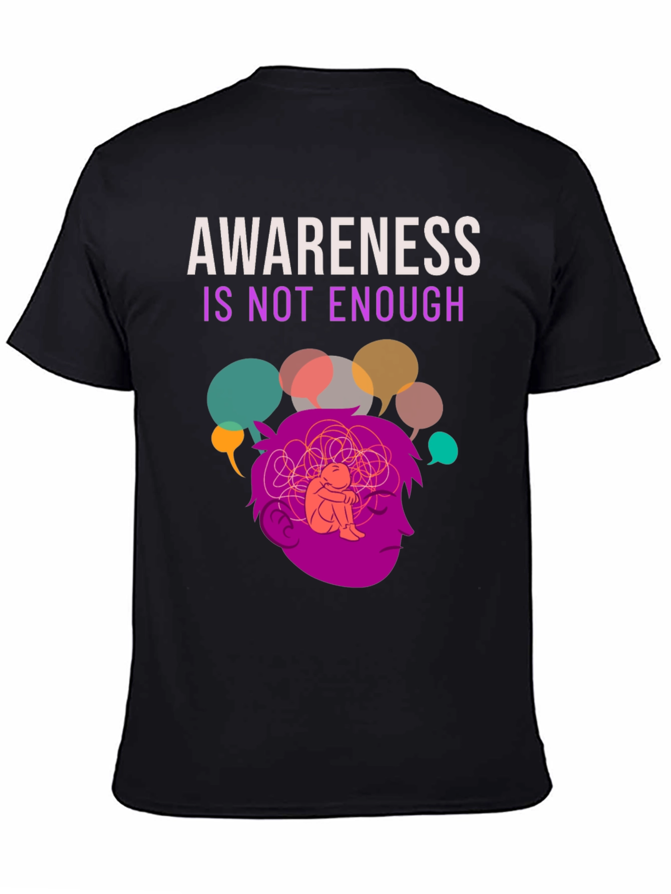 Awareness Isnt Enough Mental Health T-Shirt