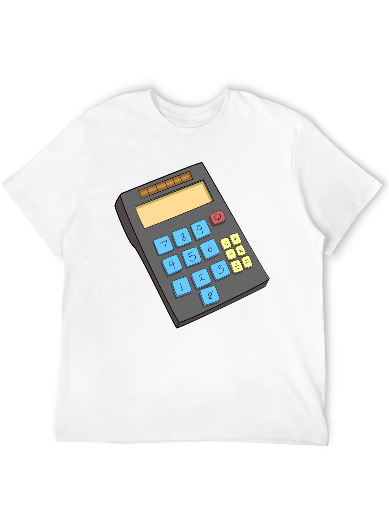 Calculator Graphic Tee - Black T-Shirt