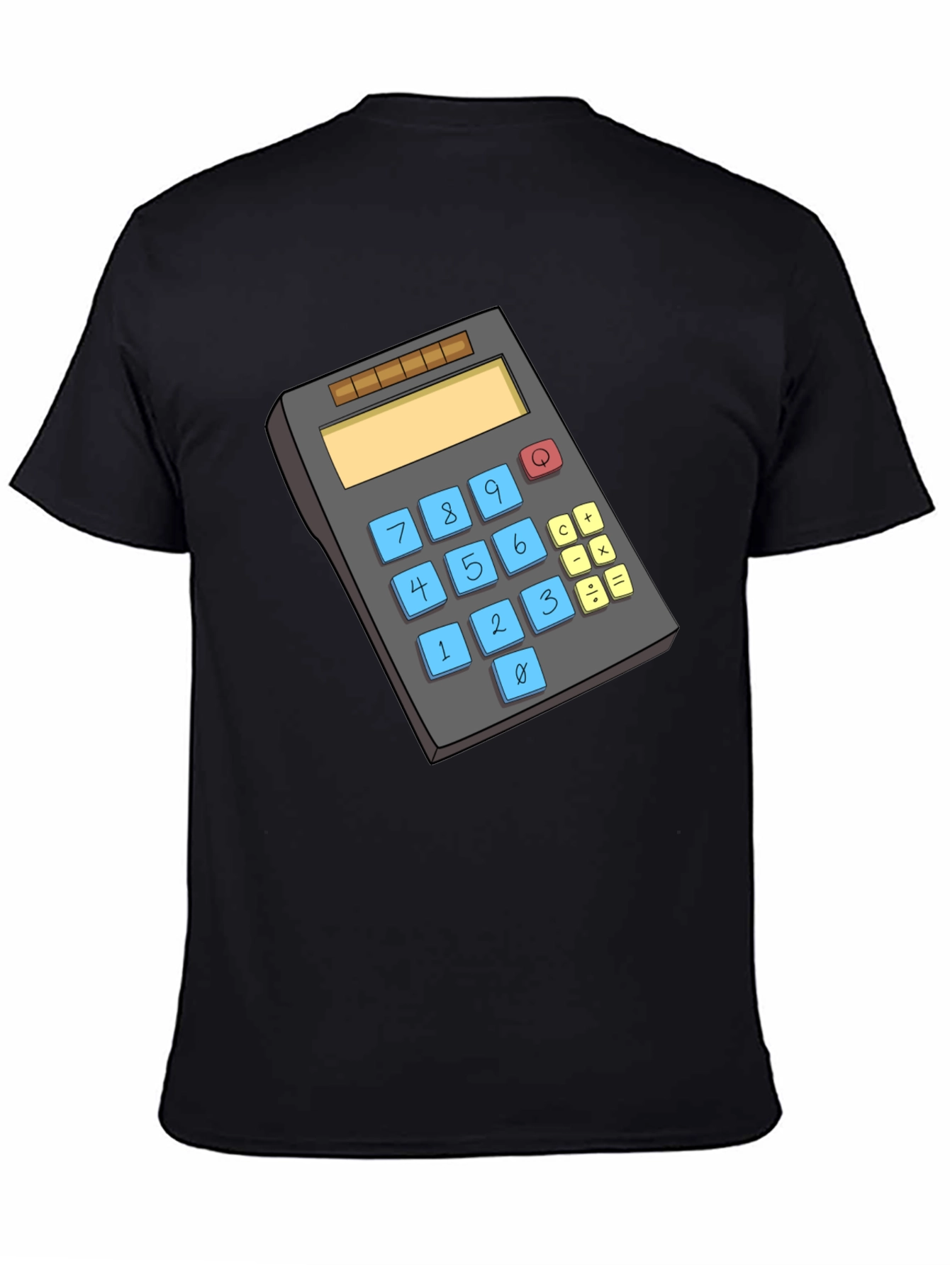 Calculator Graphic Tee - Black T-Shirt