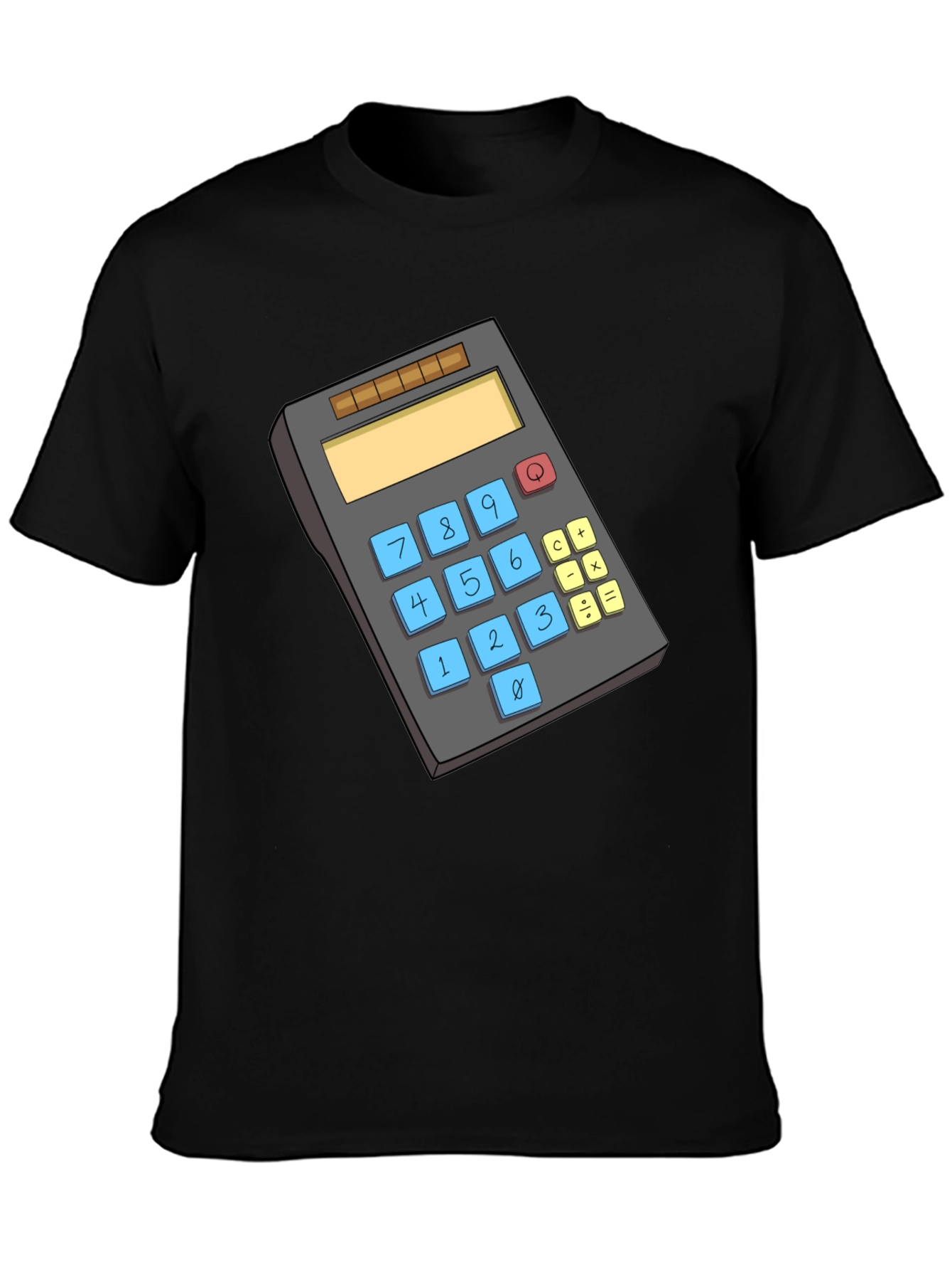Calculator Graphic Tee - Black T-Shirt