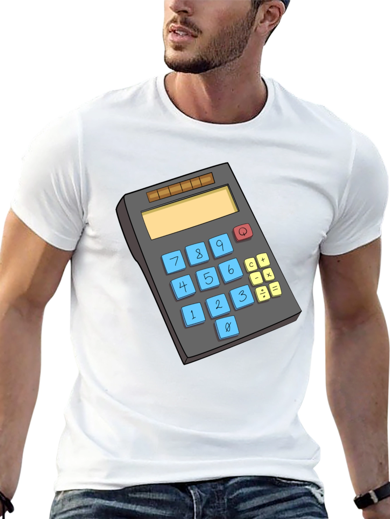 Calculator Graphic Tee - Black T-Shirt