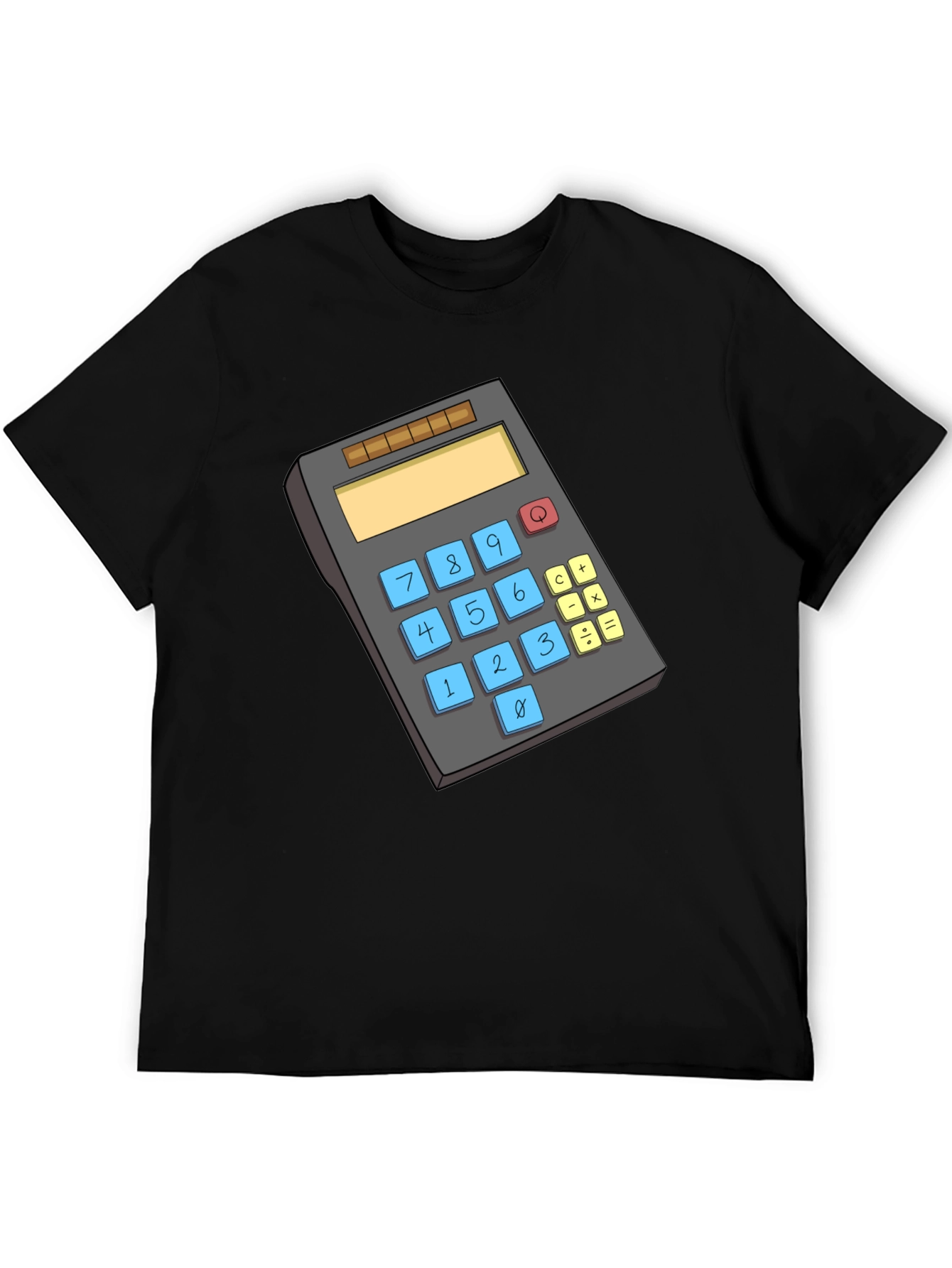 Calculator Graphic Tee - Black T-Shirt