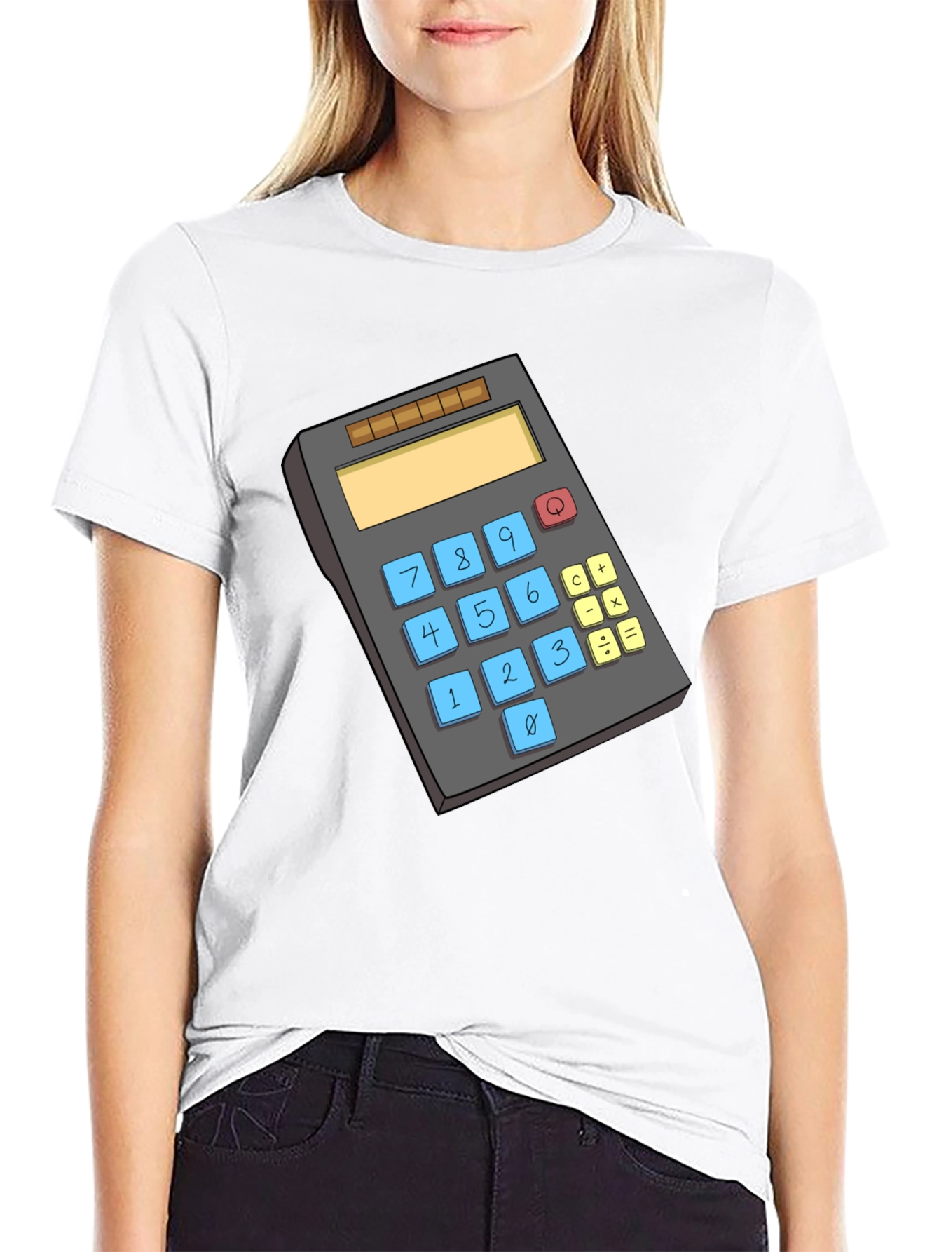 Calculator Graphic Tee - Black T-Shirt