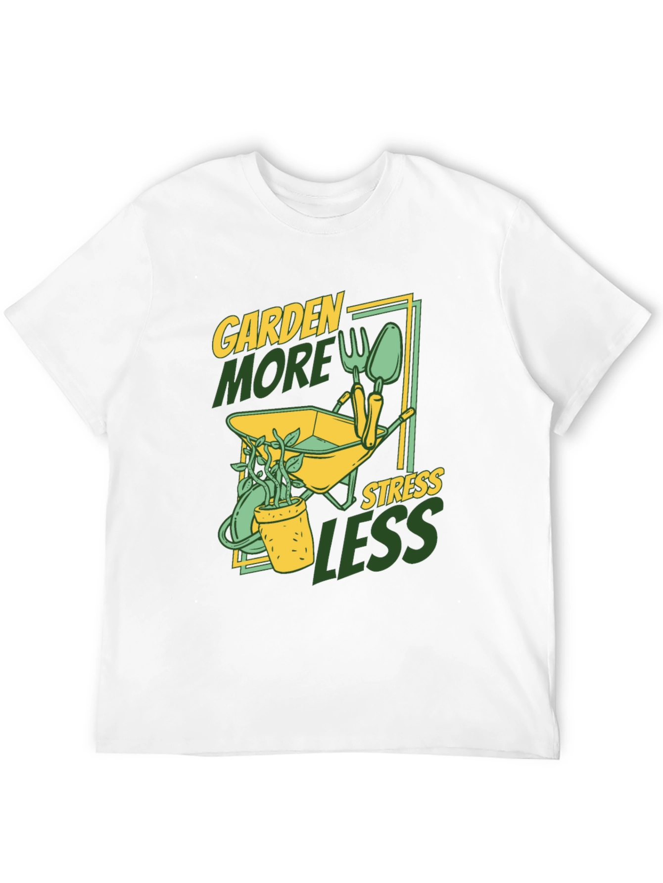 Garden More Stress Less T-Shirt
