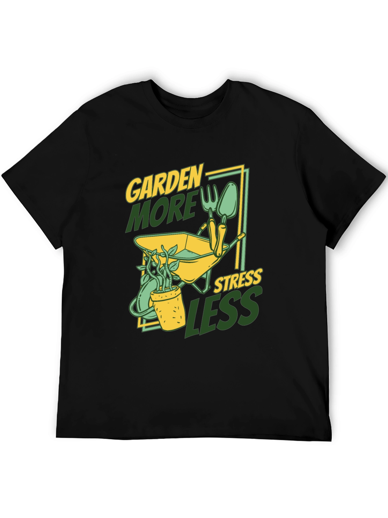 Garden More Stress Less T-Shirt