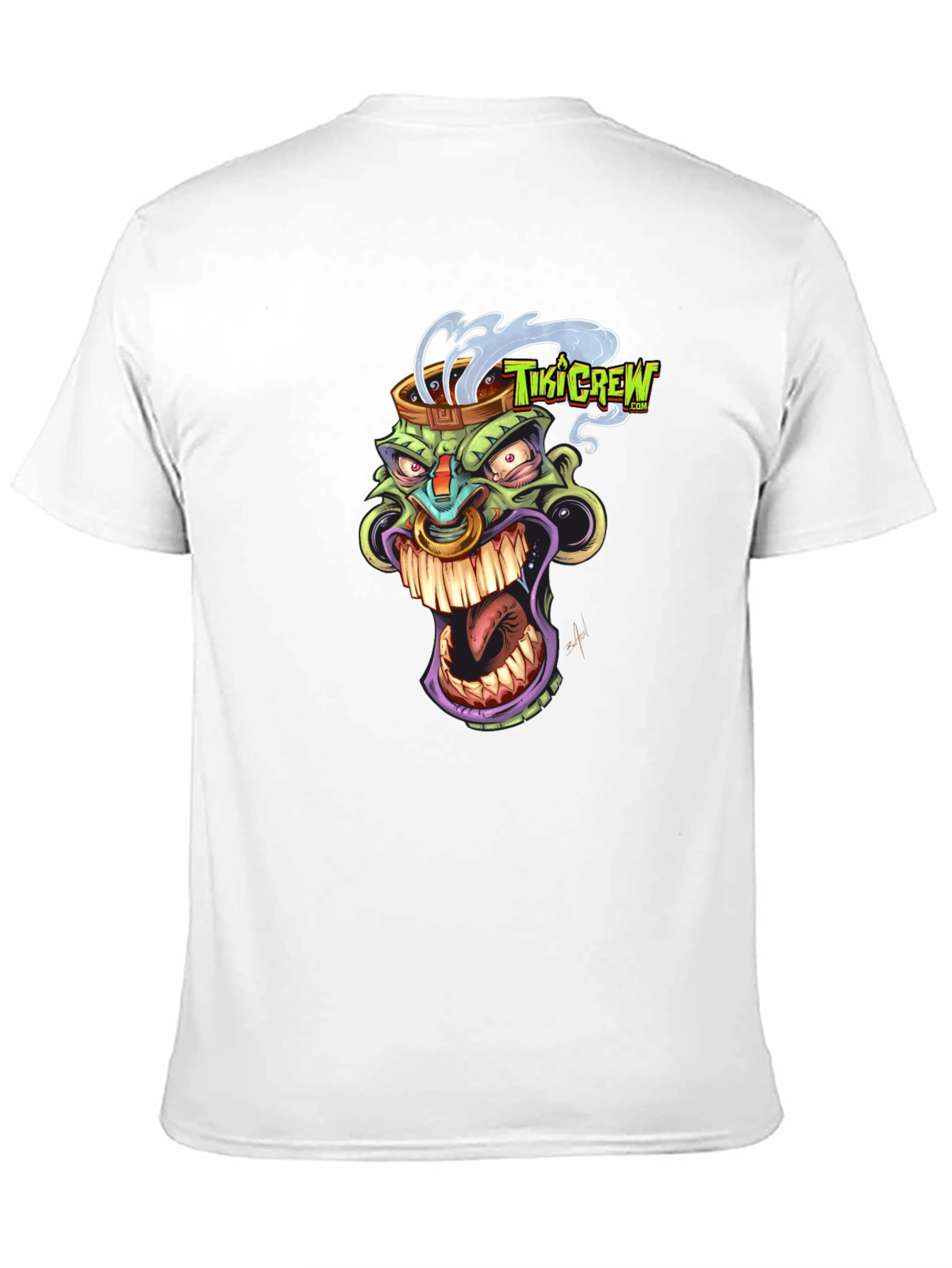 Tiki Crew Graphic Black T-Shirt