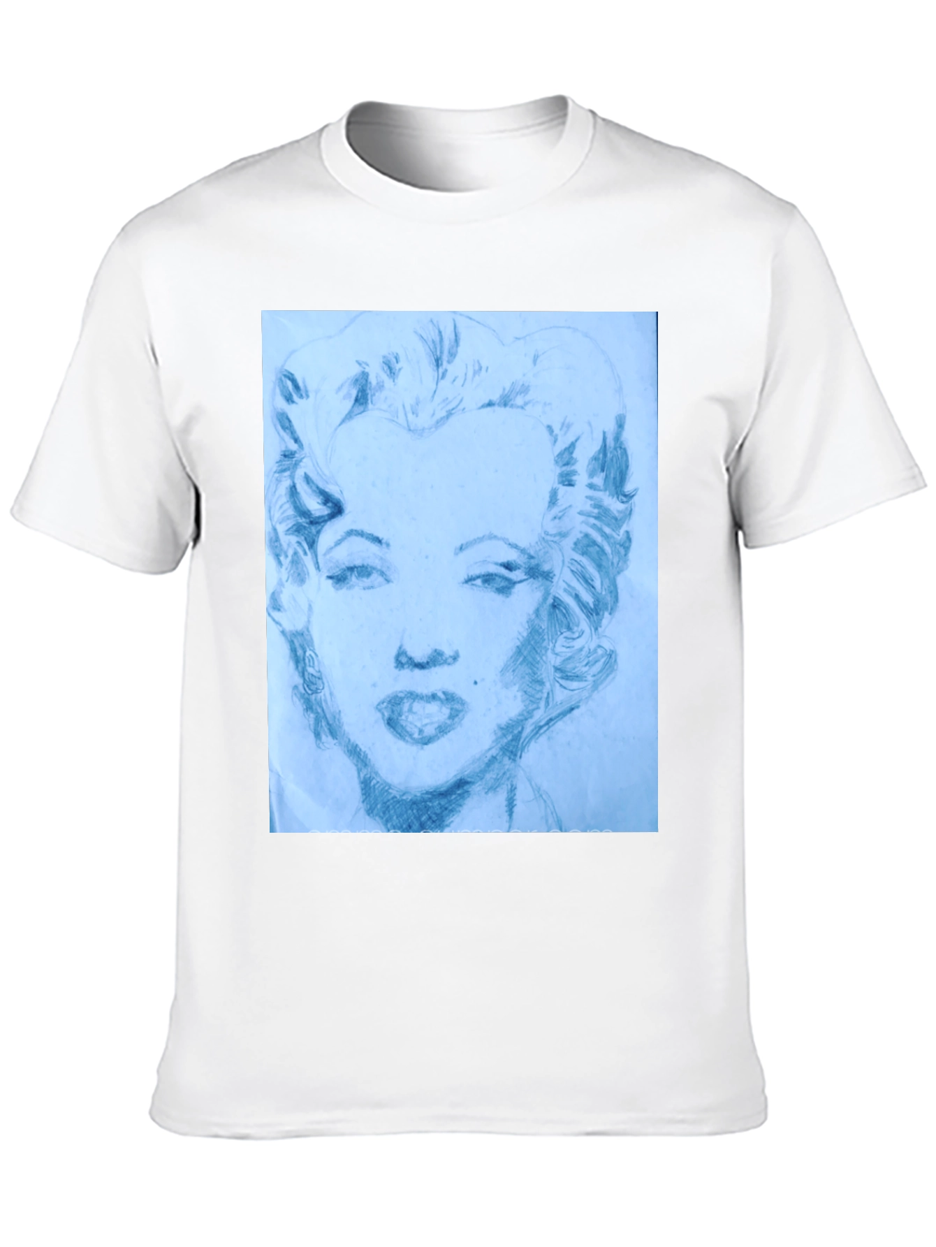 Marilyn Monroe Sketch Black T-Shirt