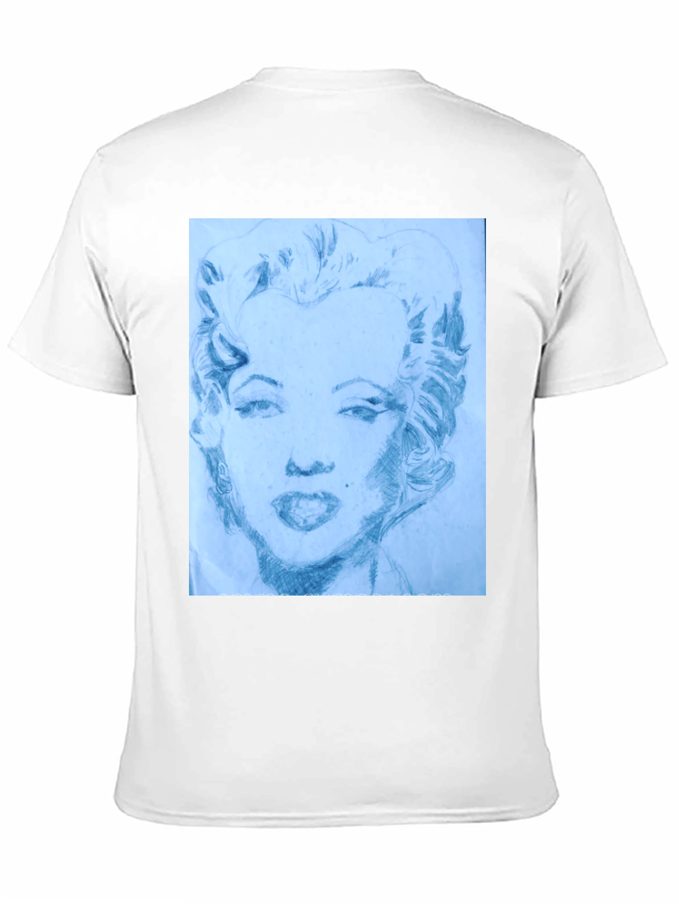 Marilyn Monroe Sketch Black T-Shirt