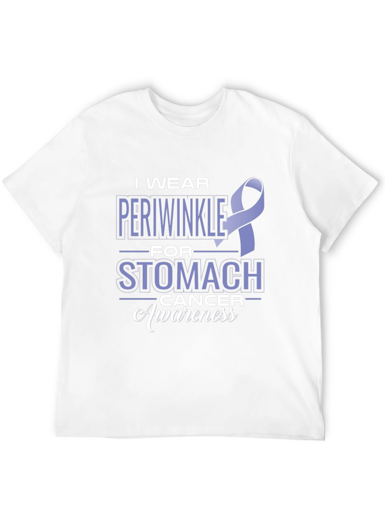Periwinkle Stomach Cancer Awareness T-Shirt
