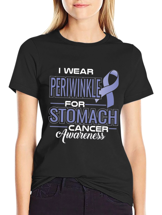 Periwinkle Stomach Cancer Awareness T-Shirt
