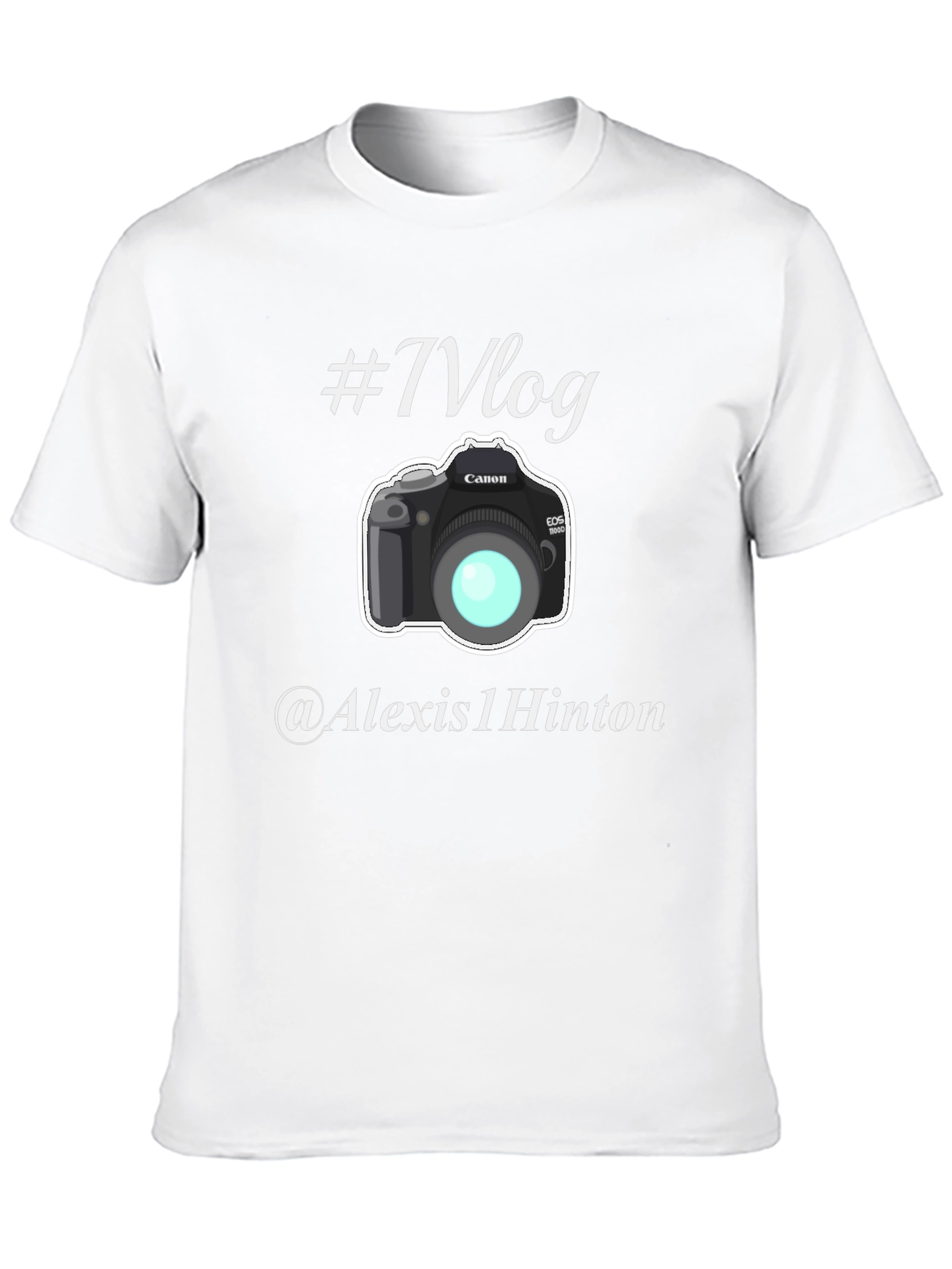 Vlog Camera Graphic Black T-Shirt