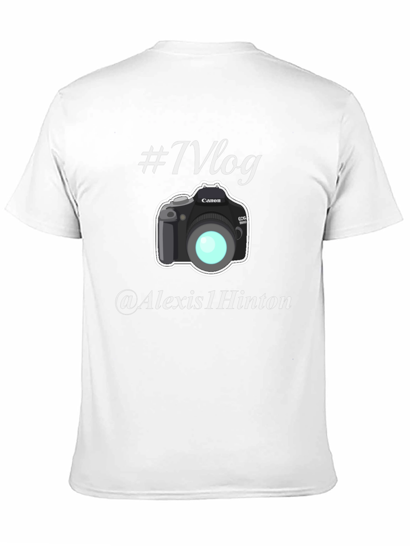 Vlog Camera Graphic Black T-Shirt