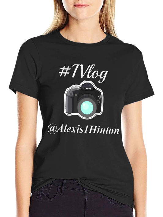 Vlog Camera Graphic Black T-Shirt