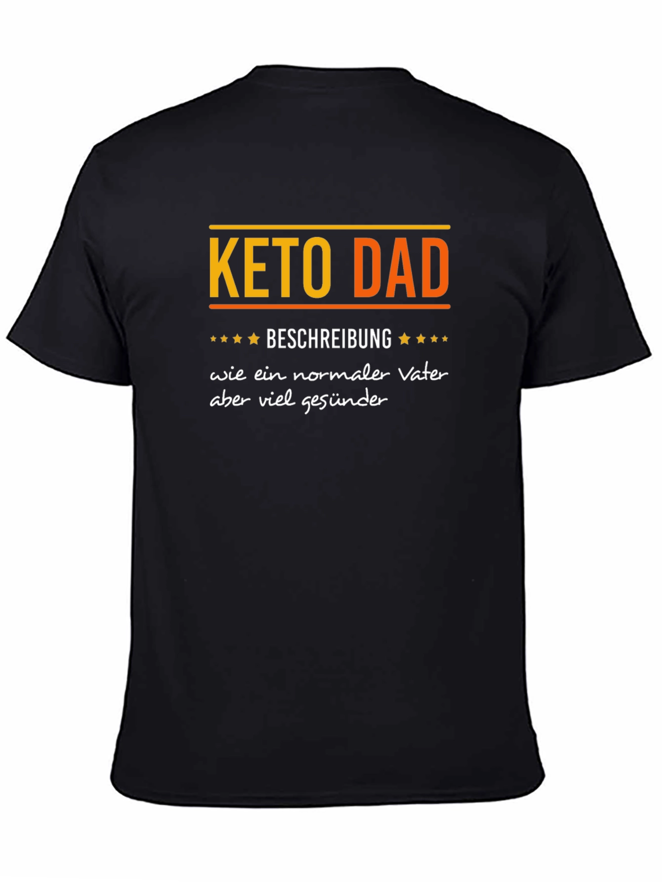 Keto Dad T-Shirt - Fun and Healthy