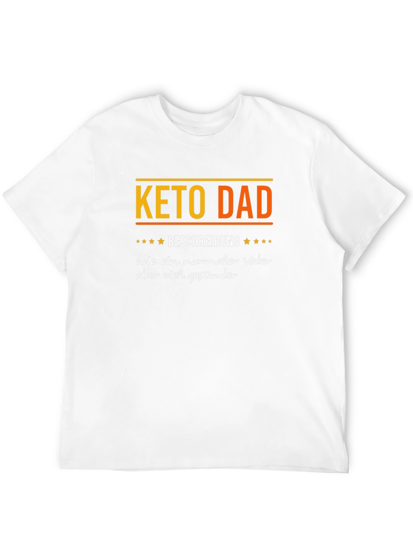 Keto Dad T-Shirt - Fun and Healthy