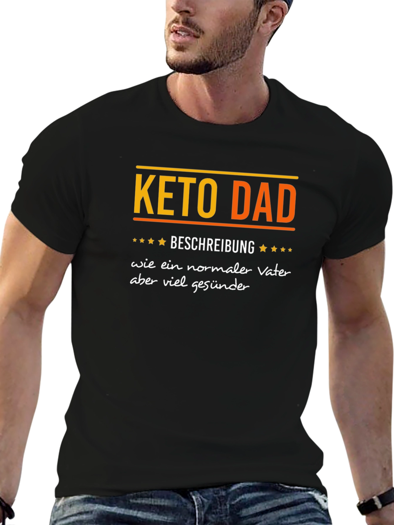 Keto Dad T-Shirt - Fun and Healthy