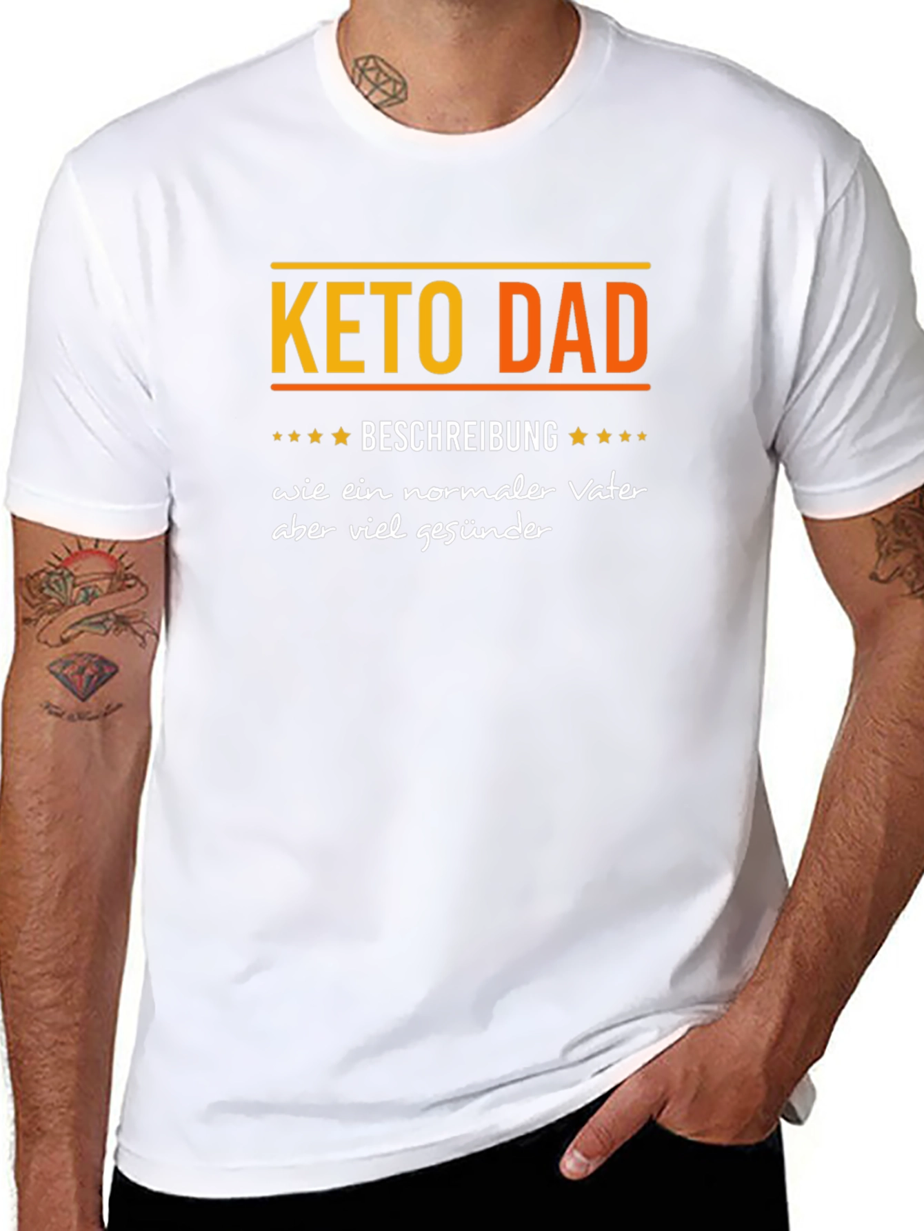 Keto Dad T-Shirt - Fun and Healthy