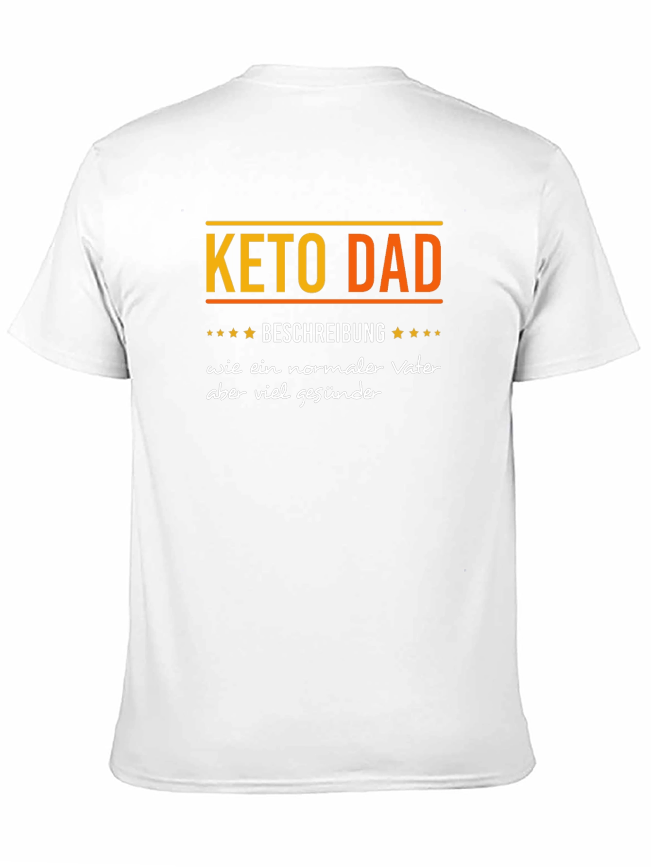 Keto Dad T-Shirt - Fun and Healthy
