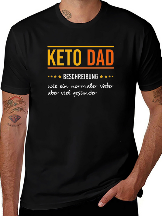 Keto Dad T-Shirt - Fun and Healthy