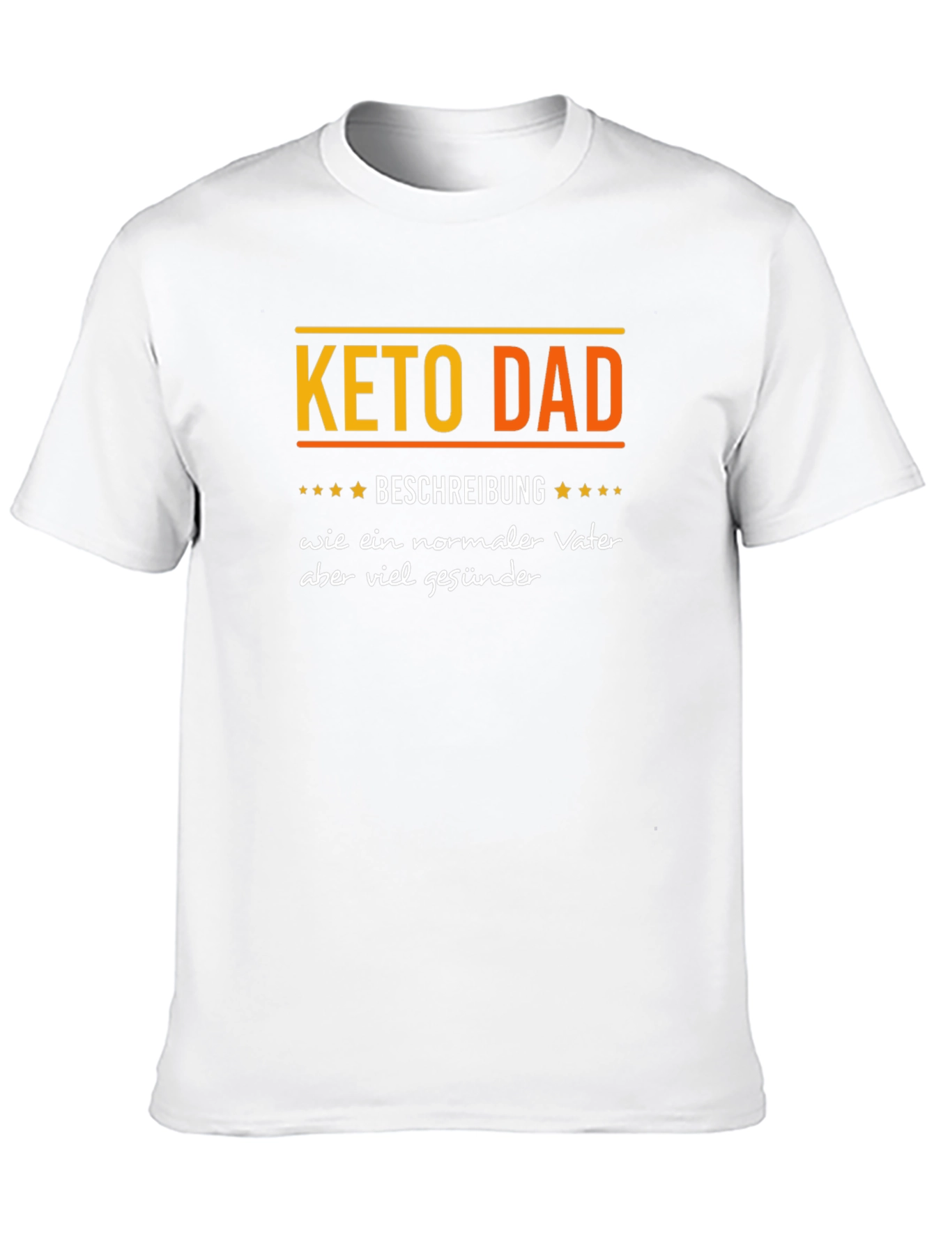 Keto Dad T-Shirt - Fun and Healthy