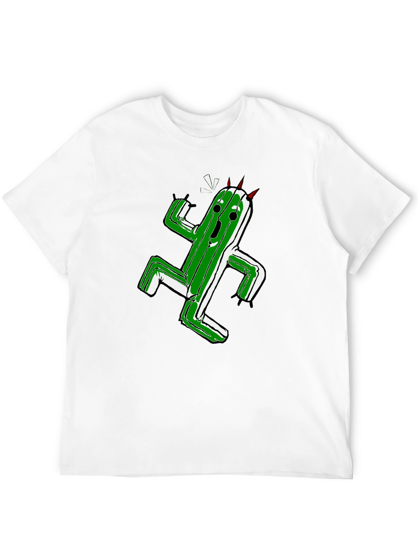 Cactuar Graphic T-Shirt - Black Cotton Tee