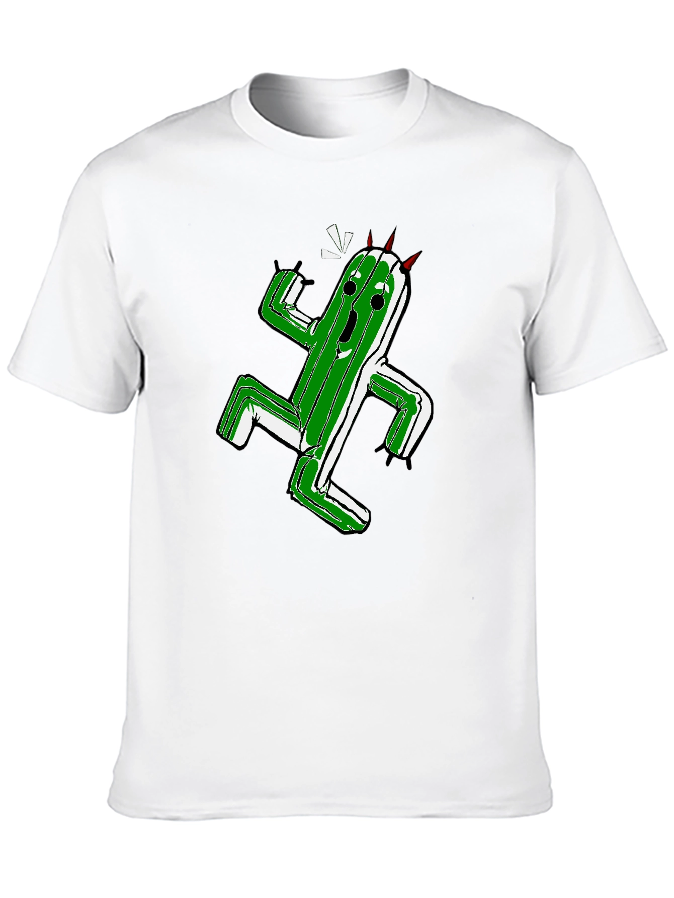 Cactuar Graphic T-Shirt - Black Cotton Tee
