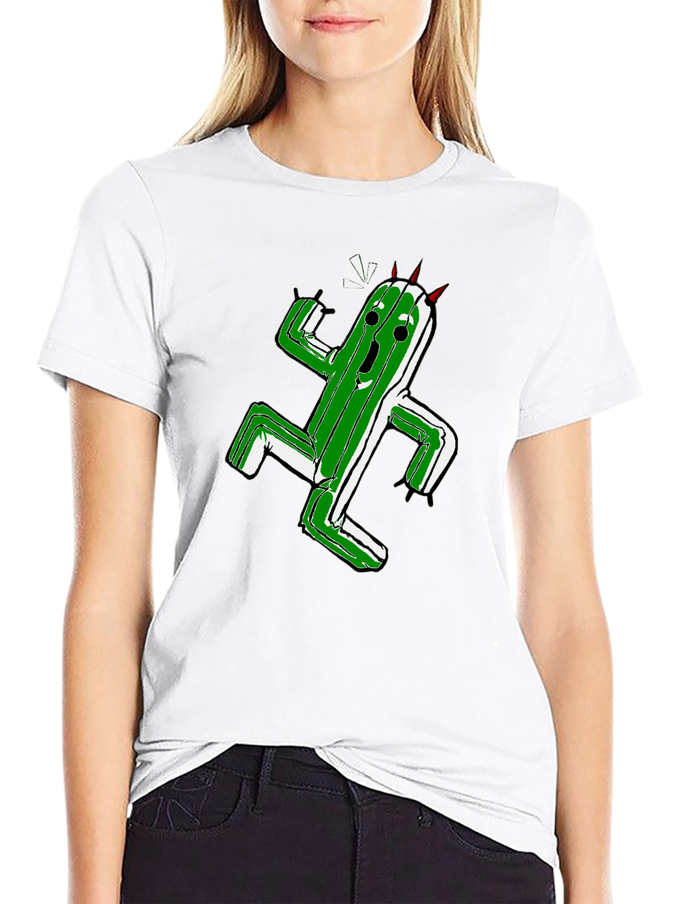 Cactuar Graphic T-Shirt - Black Cotton Tee