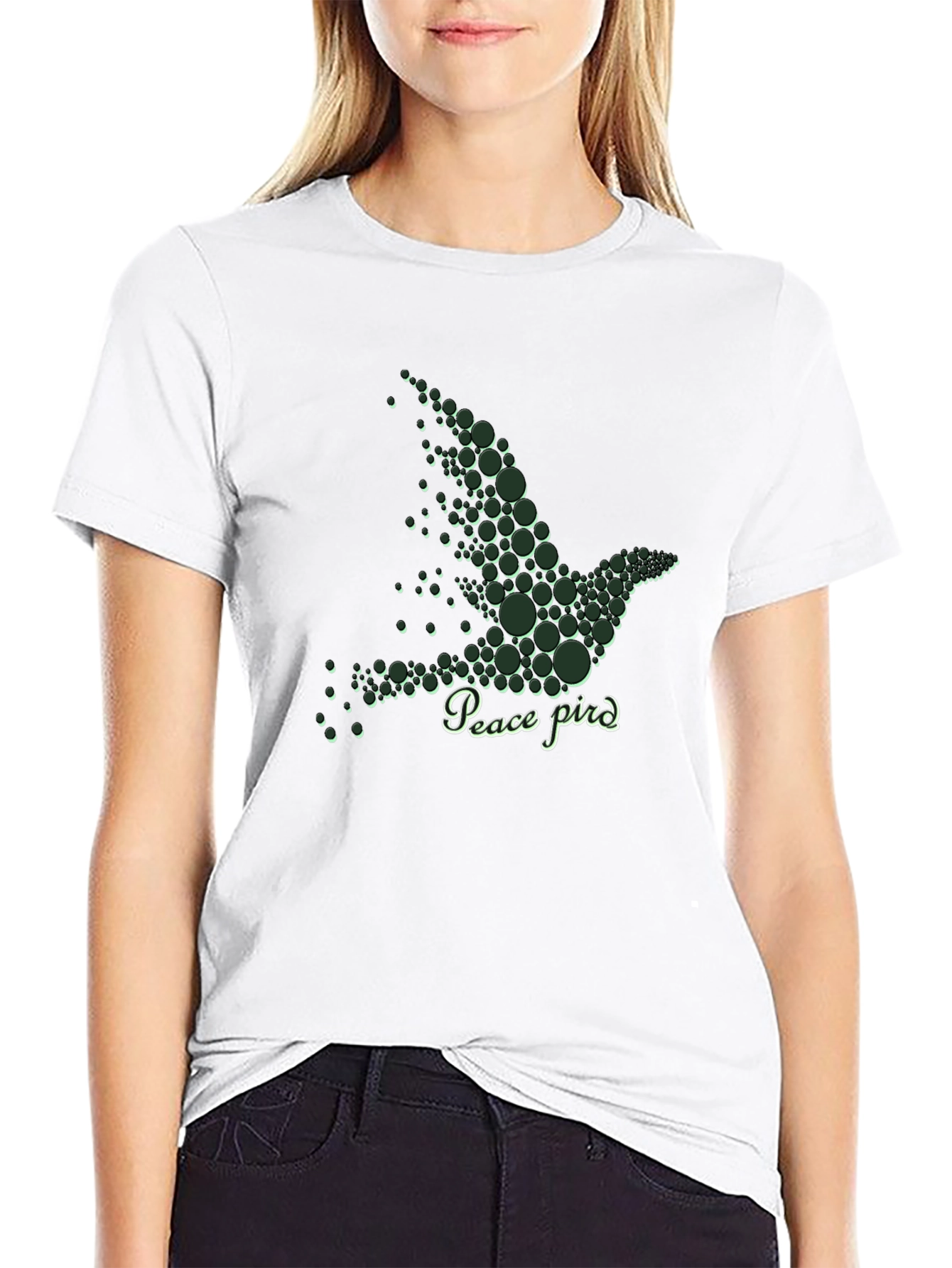 Peace Bird Graphic Tee - Stylish Comfort