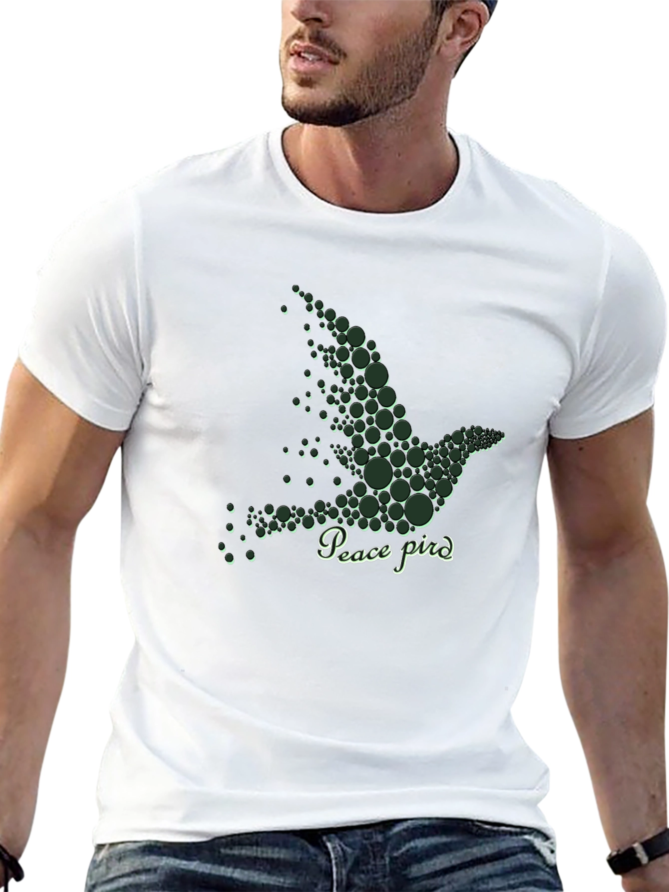 Peace Bird Graphic Tee - Stylish Comfort