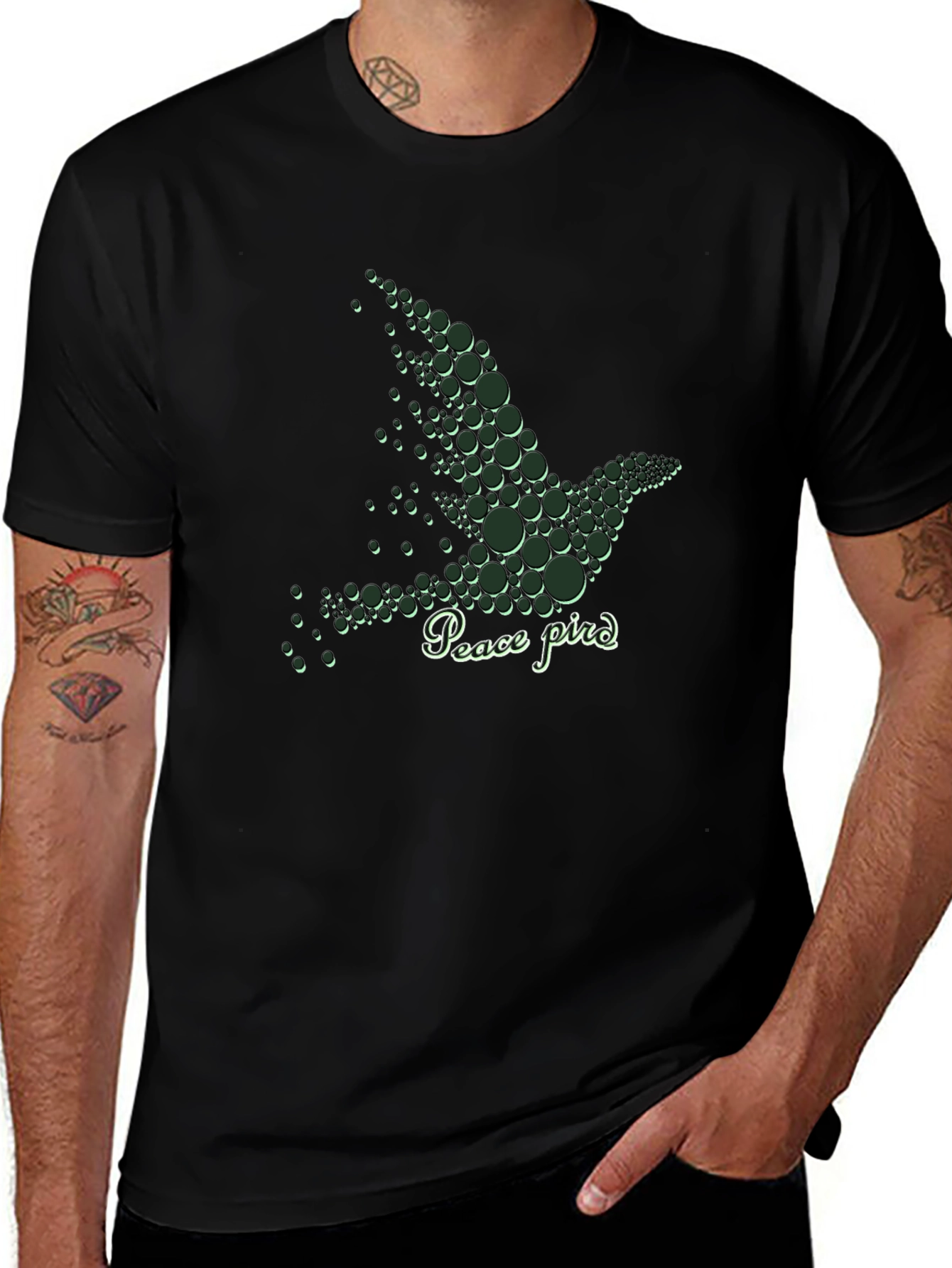 Peace Bird Graphic Tee - Stylish Comfort