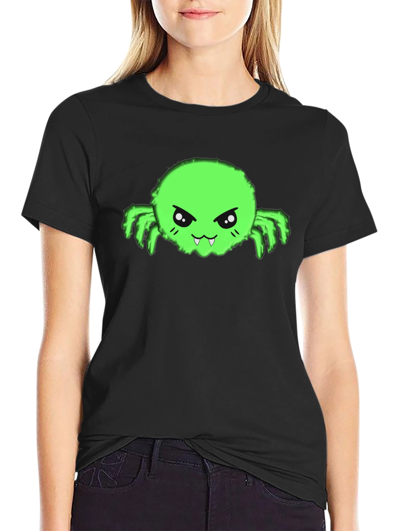 Fun Green Monster Graphic Tee