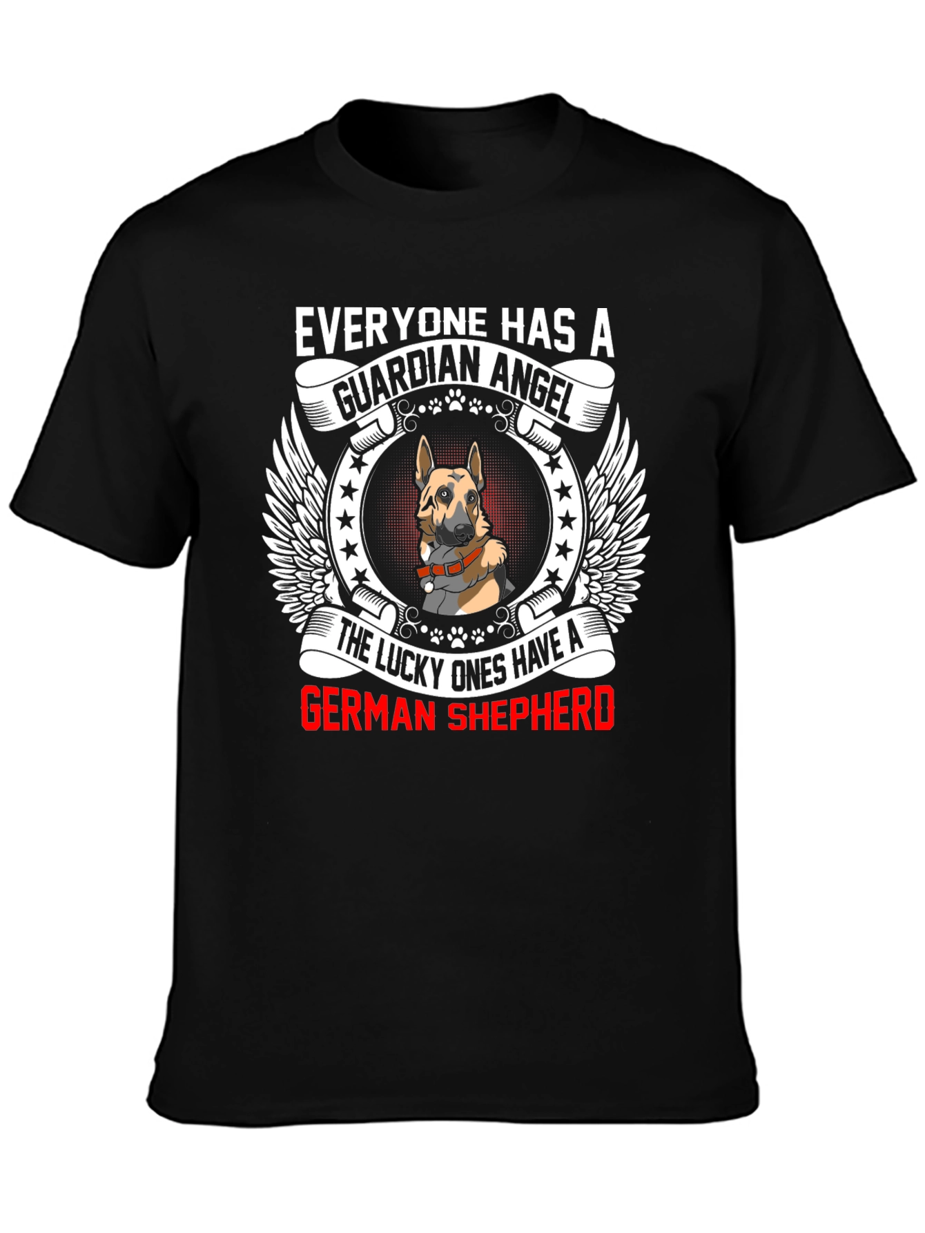 German Shepherd Guardian Angel T-Shirt
