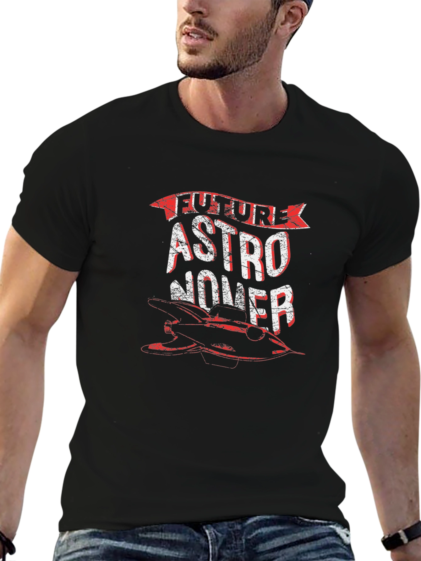 Future Astronomer T-Shirt Space Rocket Tee