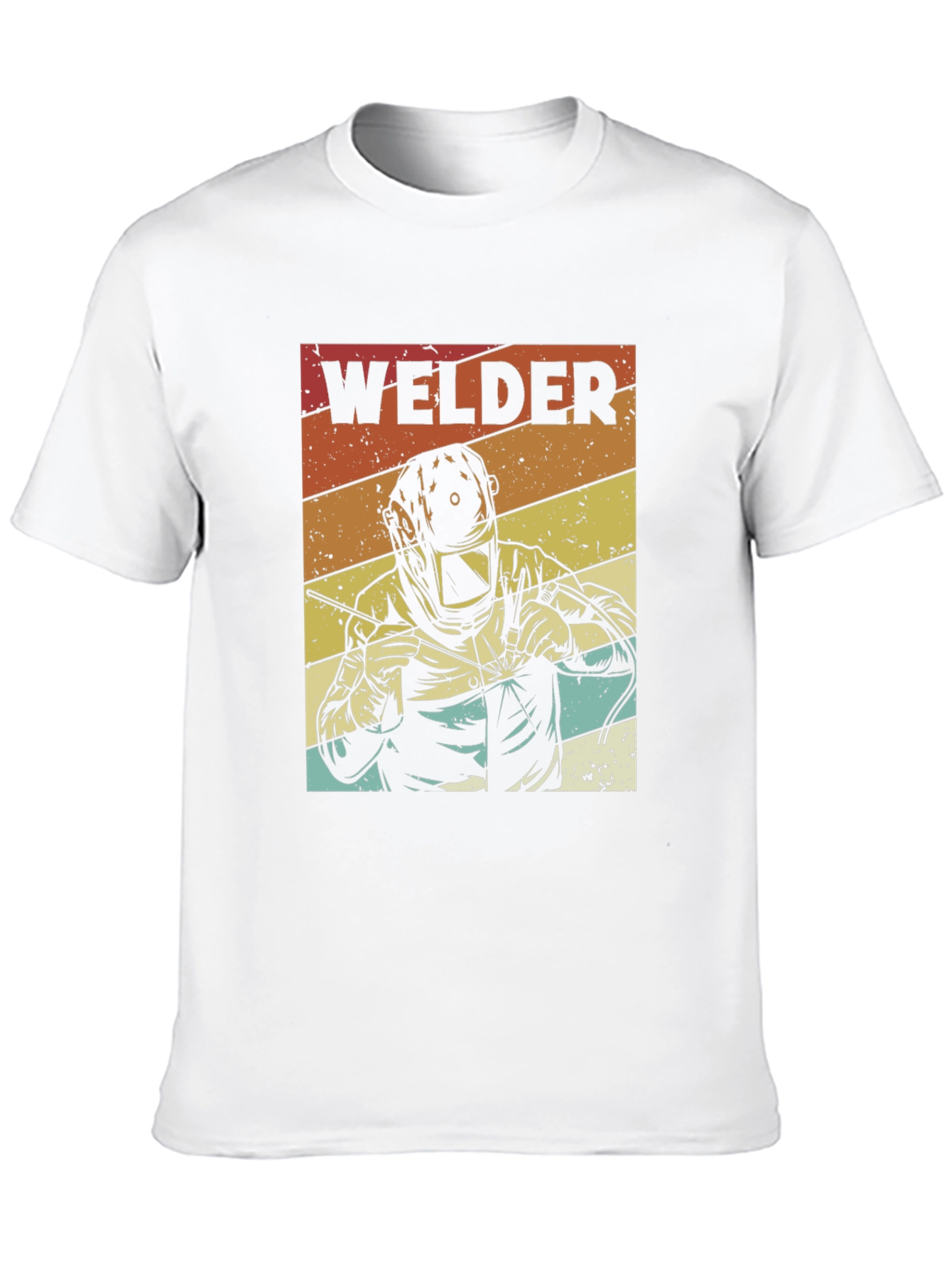 Welder Retro Style Graphic T-Shirt
