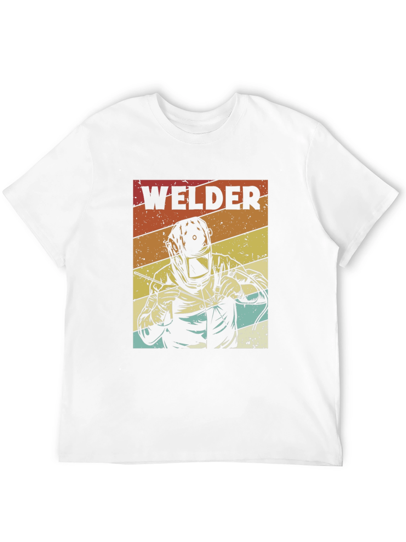 Welder Retro Style Graphic T-Shirt