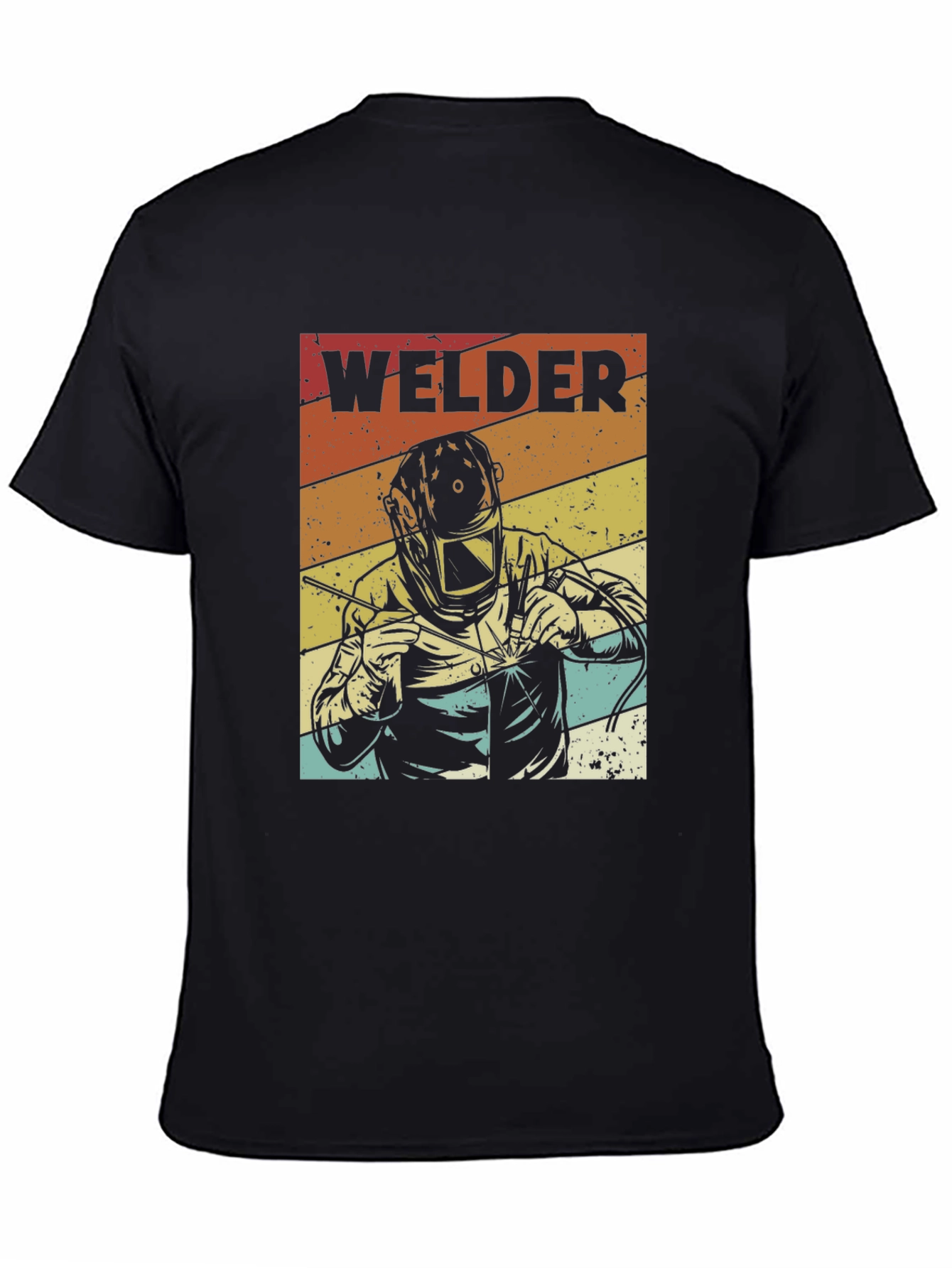 Welder Retro Style Graphic T-Shirt
