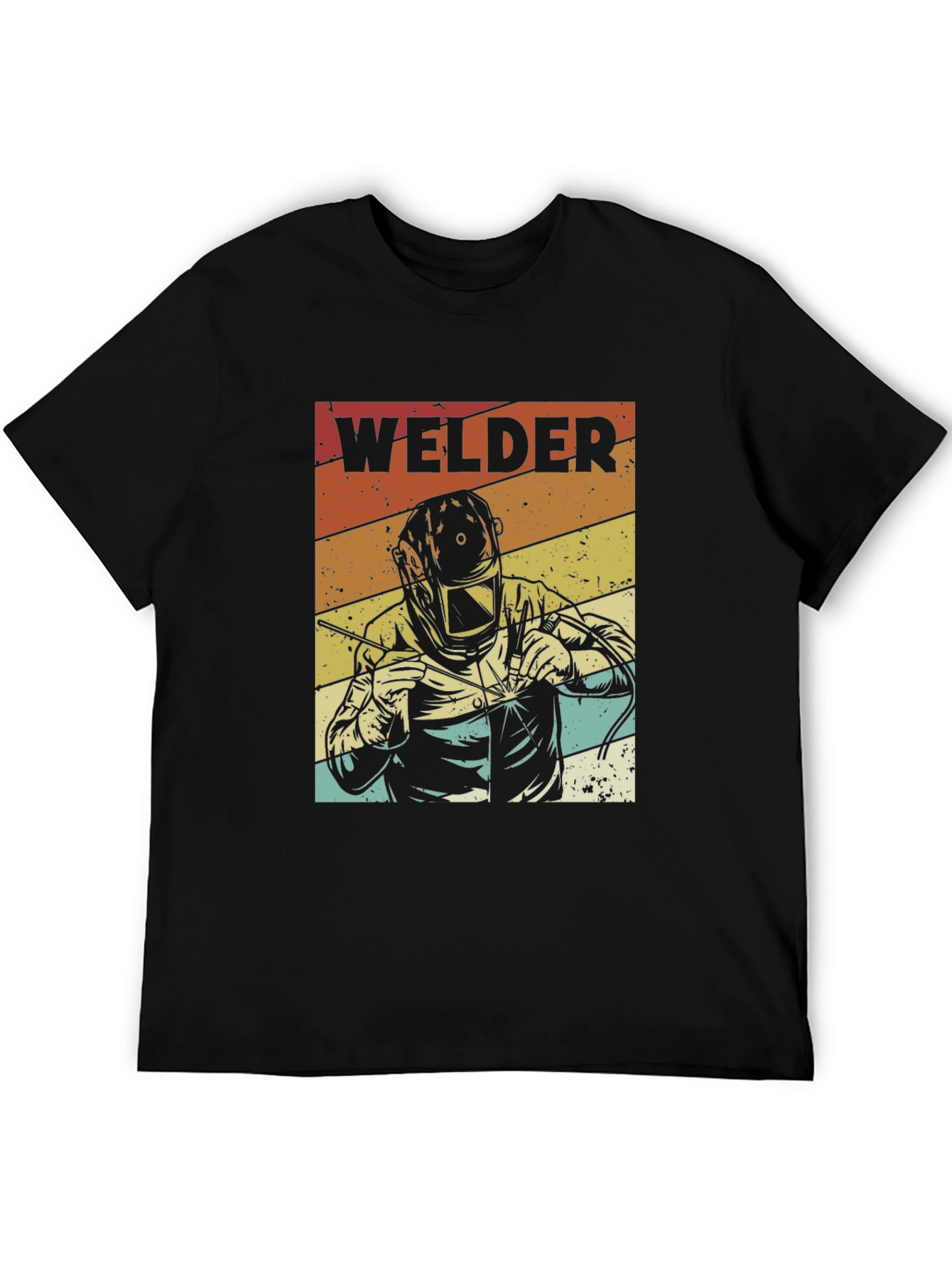 Welder Retro Style Graphic T-Shirt