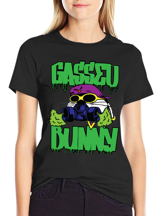 Gassed Up Bunny Graphic T-Shirt