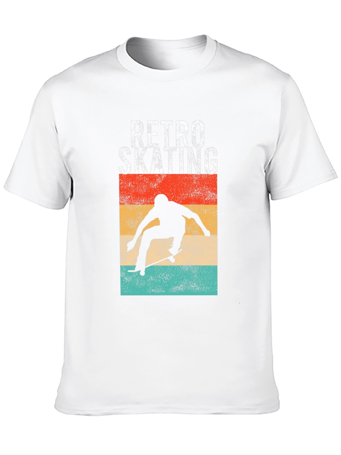 Retro Skating Graphic Tee - Black
