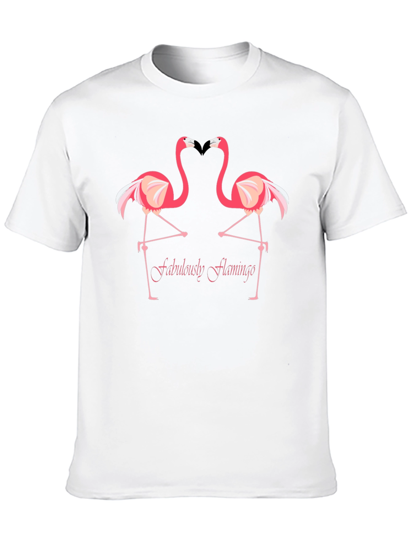 Fabulously Flamingo Graphic Tee - Black
