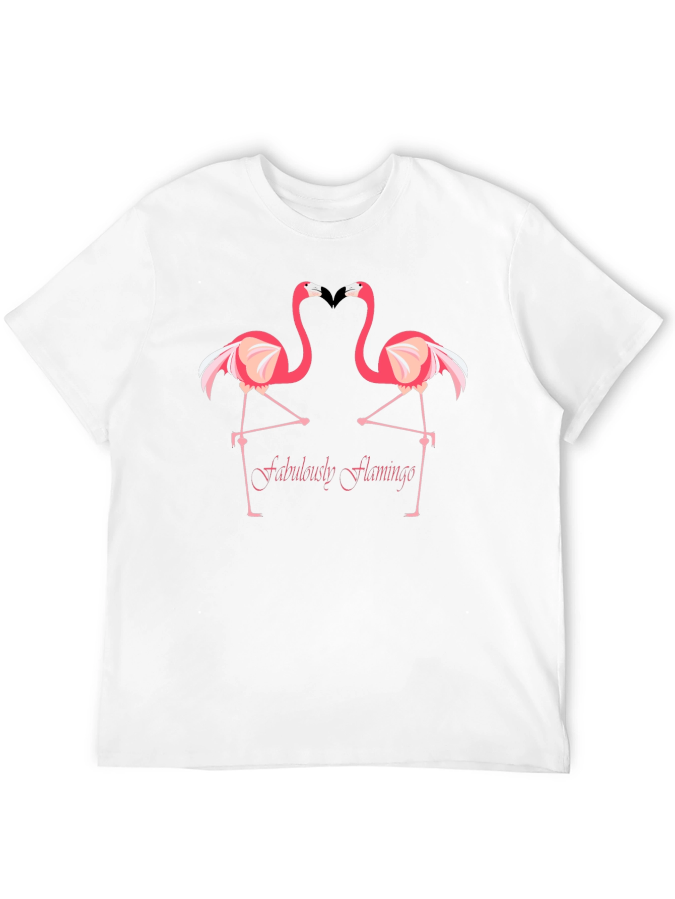 Fabulously Flamingo Graphic Tee - Black