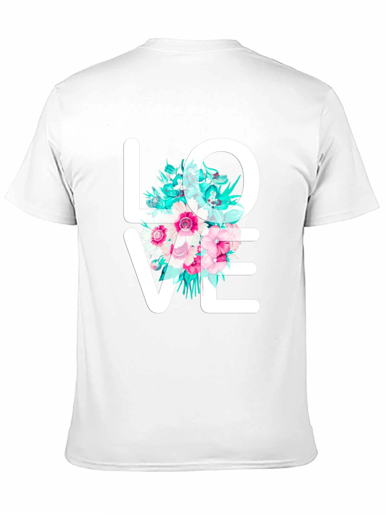 Floral Love T-Shirt - Stylish Graphic Tee