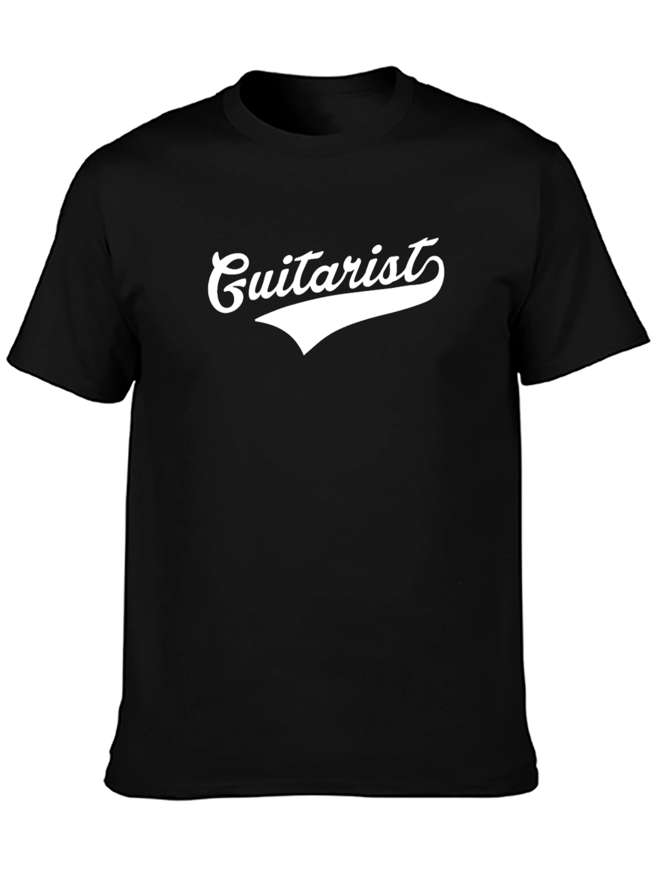 Guitarist Graphic T-Shirt - Black Cotton Tee