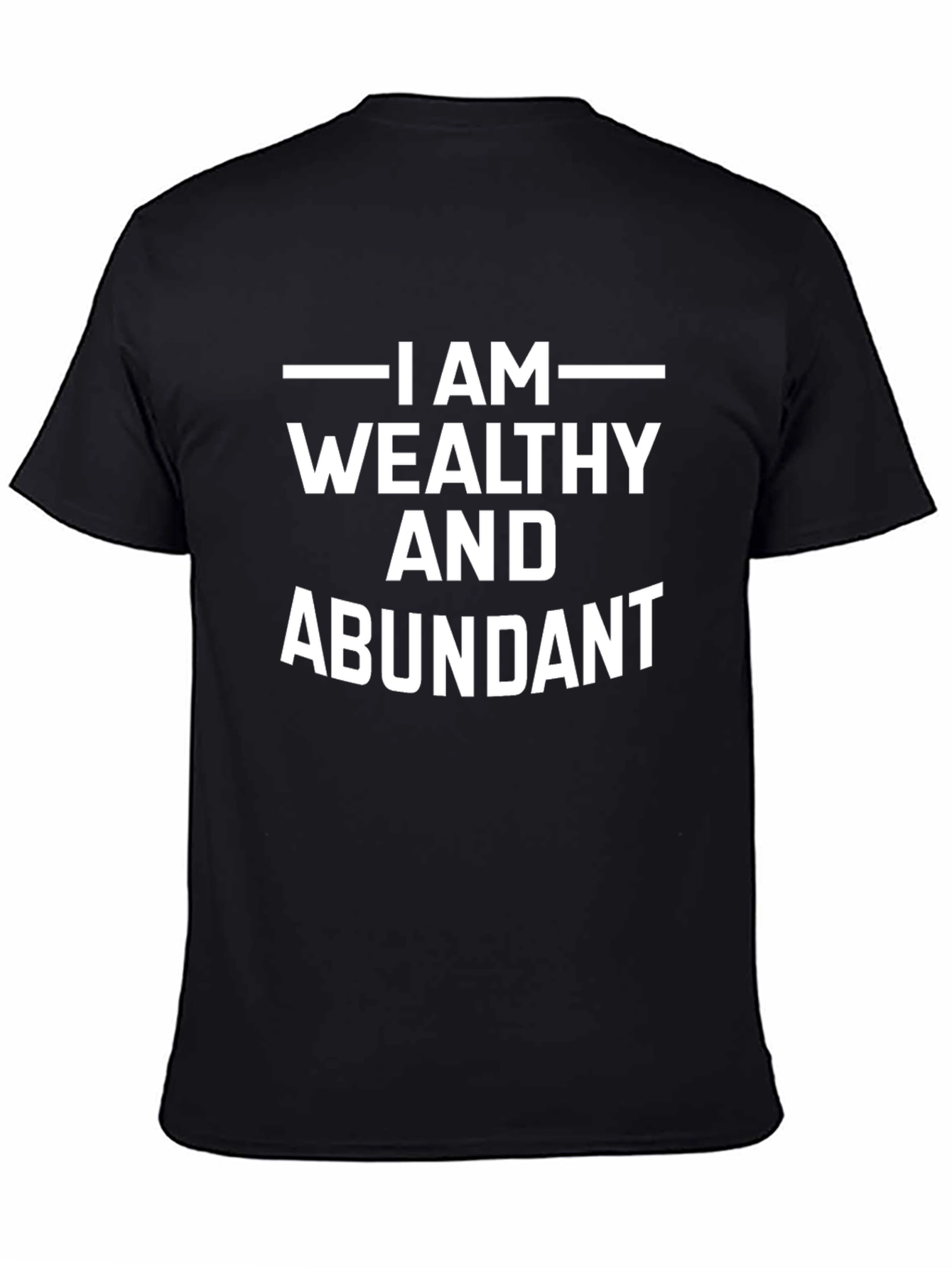 Wealthy & Abundant Graphic Tee - Black