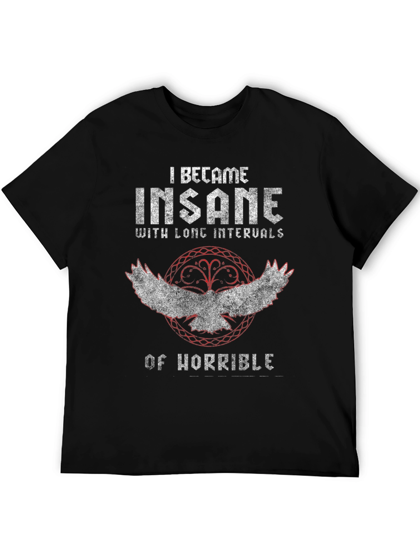 Insane Intervals Graphic Tee - Black Cotton T-Shirt