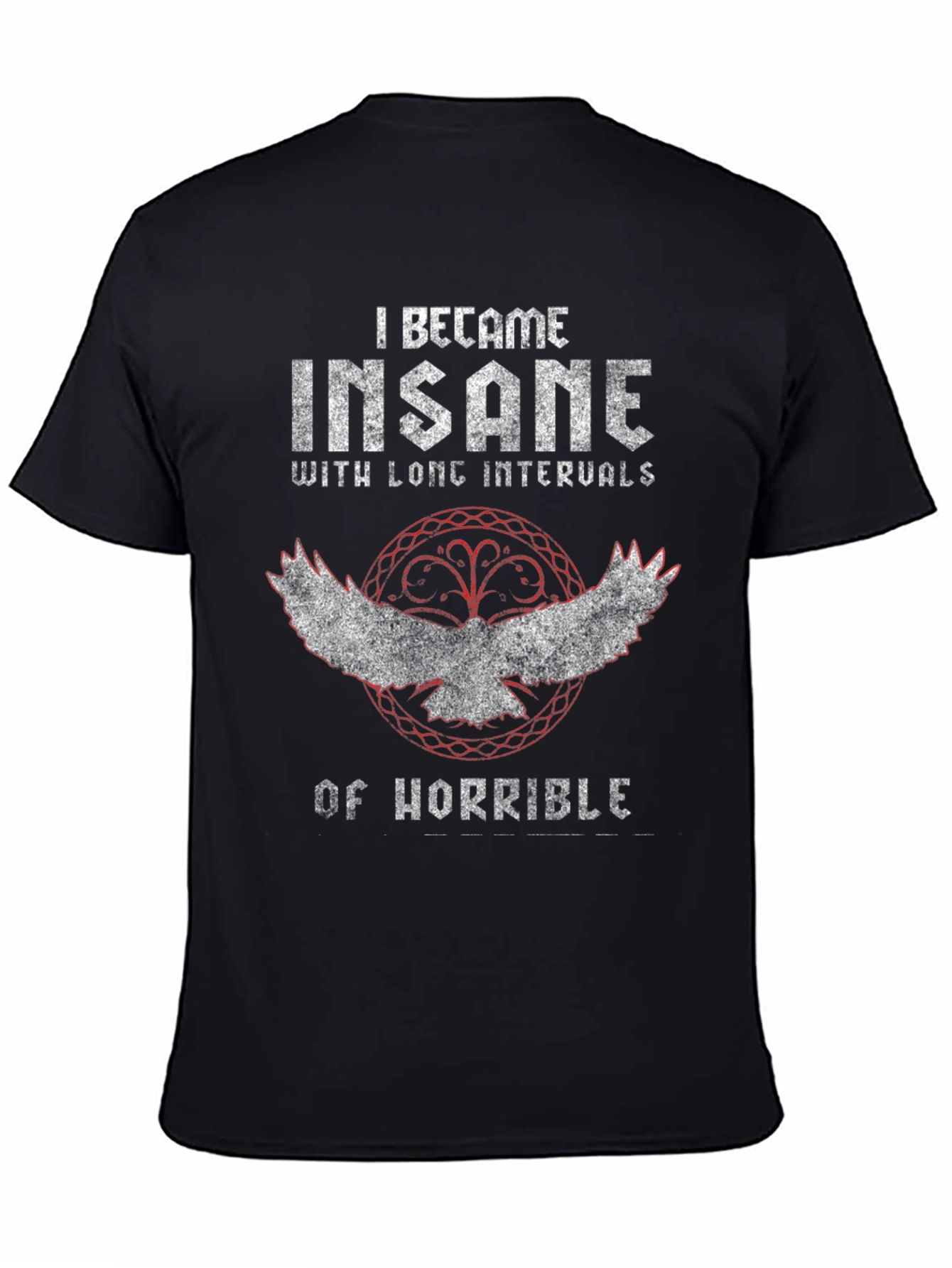 Insane Intervals Graphic Tee - Black Cotton T-Shirt