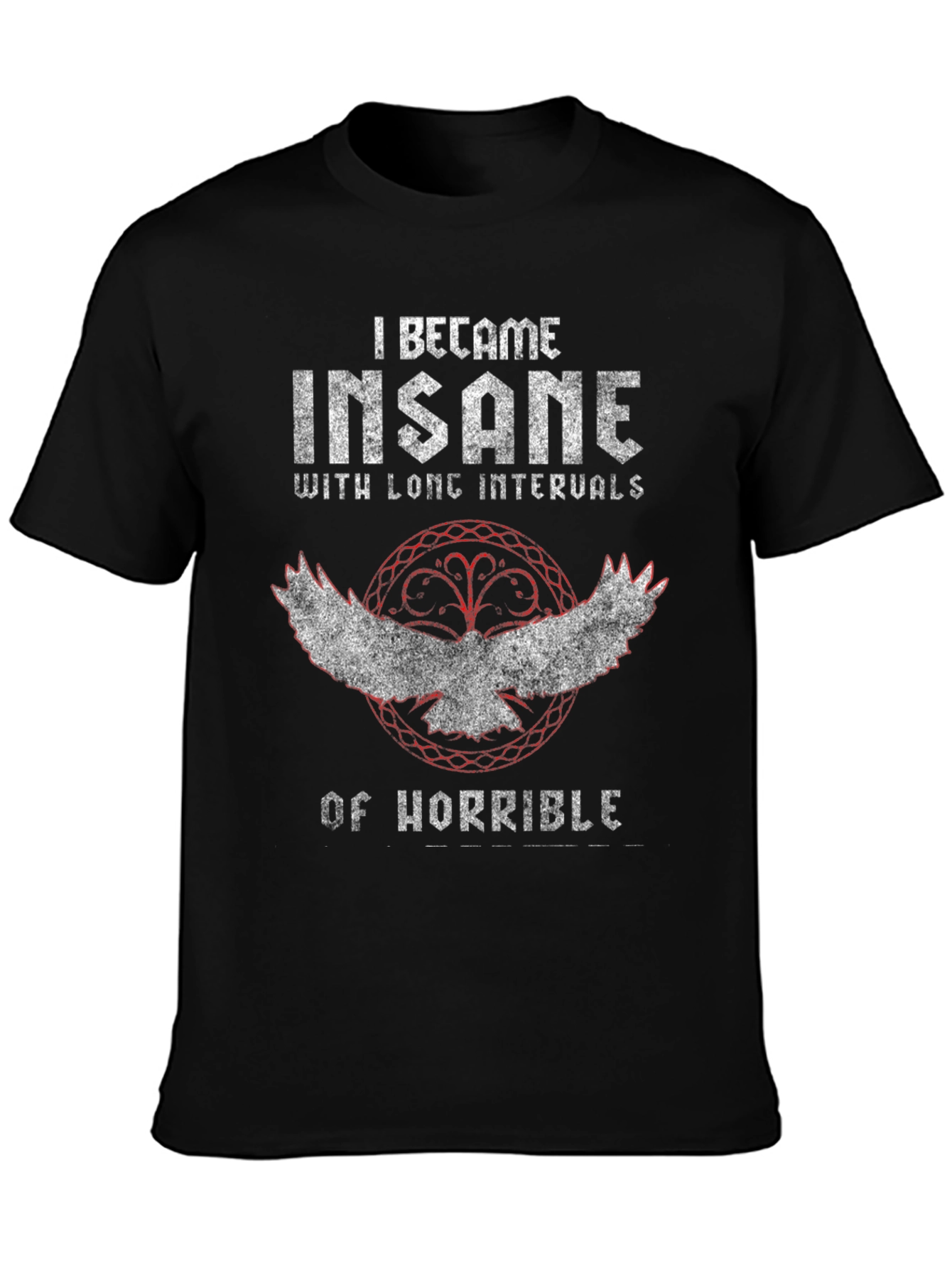 Insane Intervals Graphic Tee - Black Cotton T-Shirt