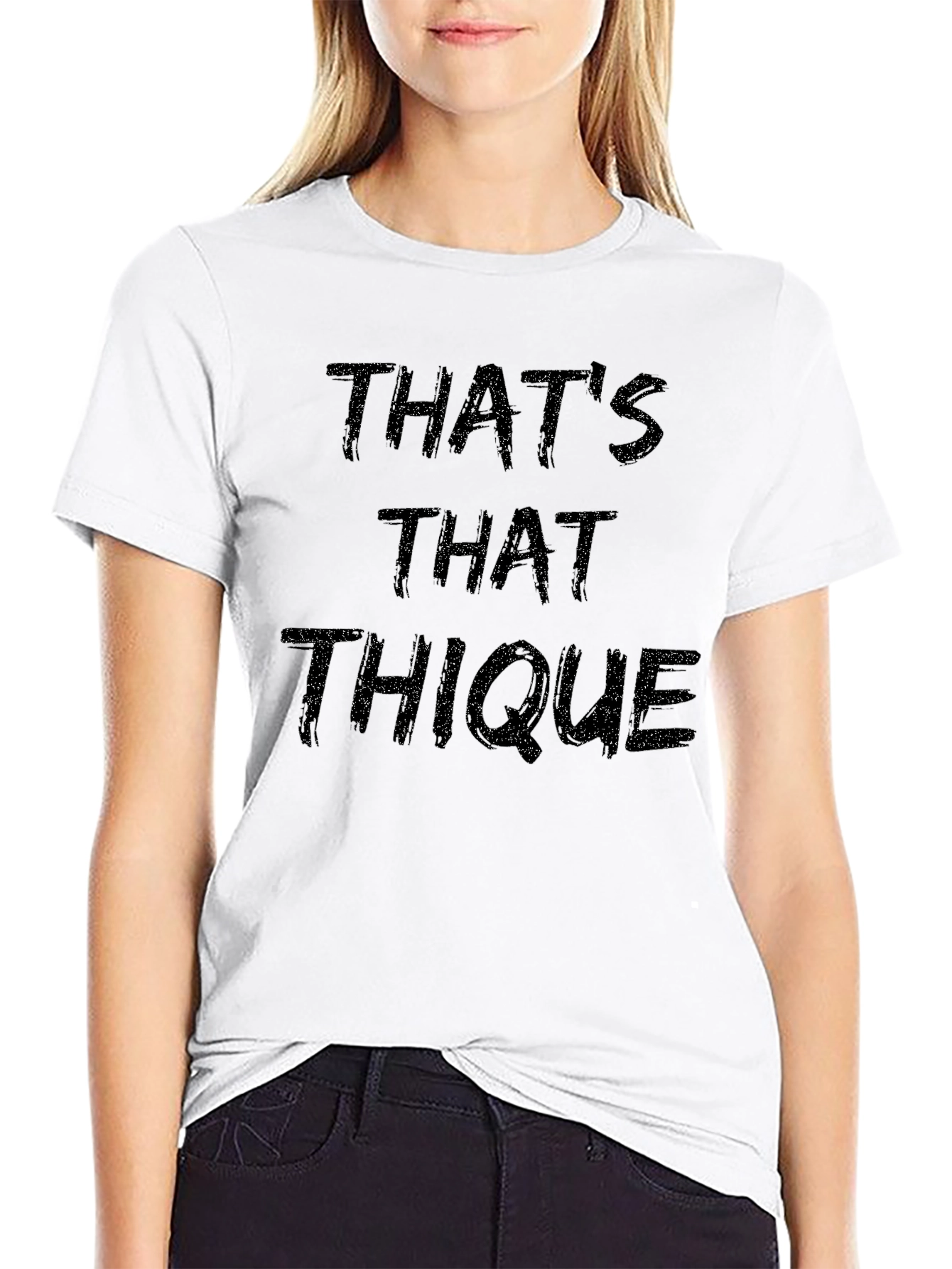 Thats That Thique Black T-Shirt