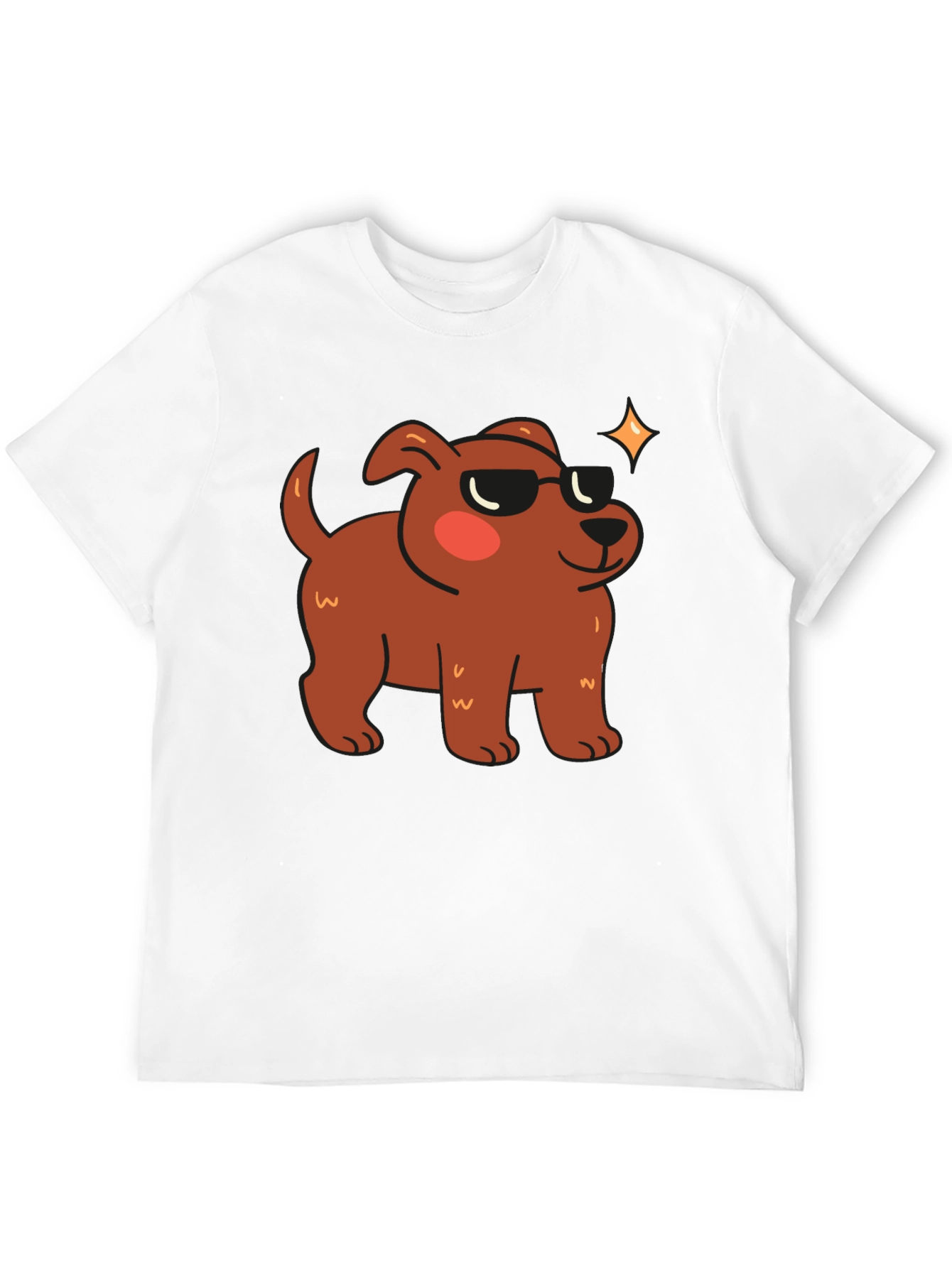 Cool Dog Graphic Tee - Black Casual Shirt